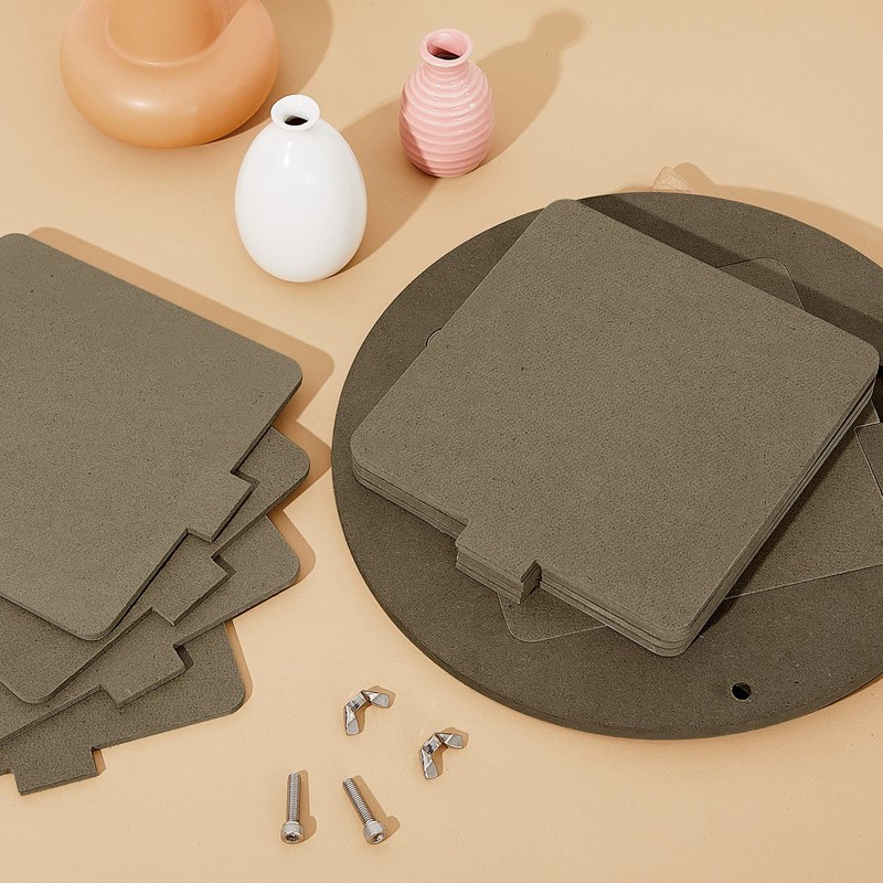15 Pcs Bat for Pottery Wheel Adapter with Removable Inserts