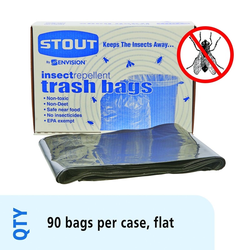 Insect Repellent Trash Bags, Various Sizes