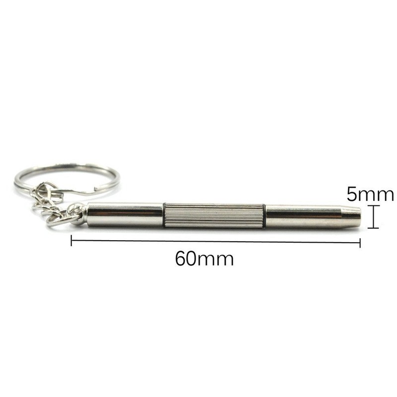 5Pcs Portable Hand Tools Mini 3 in 1 Eyeglass Screwdriver