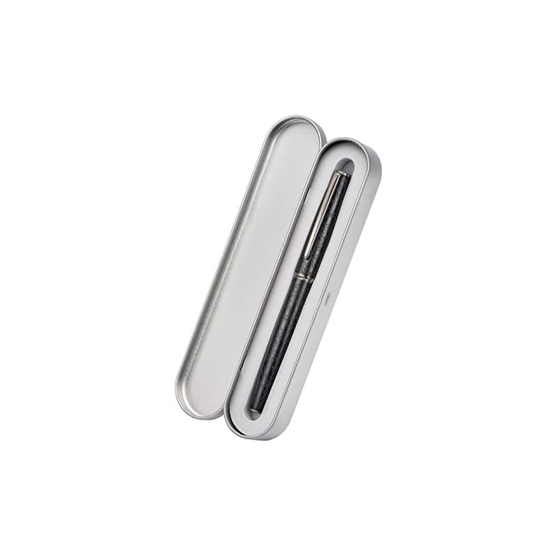Hong Dian A3 pluma estilográfica de aluminio negro, diseño de