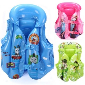 Cute Cartoon Inflatable Life Vest for Boys and Girls lf356 Little Boy Large Size 3ea