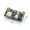 TECNOIOT MB102 Solderless Breadboard Power Supply Module 3.3V 5V, 2pcs,