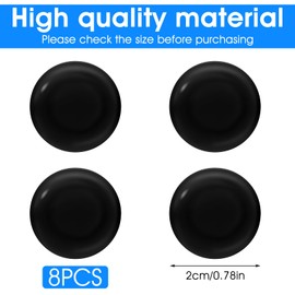 TIESOME 8 PCS Car Key Hole Cover, Plastic Keyhole Scratch Protection Sticker Universal Car Keyhole Sticker Car Door Entry Guard Shield for Preventing Scratches to Your Car Key Entry Points (Black)