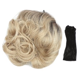 Baluue 1set Wavy Wig with Stylish European-inspired Hairpiece for Women for Daily Wear Parties and Special Occasions Skin-friendly and Realistic Design Tea Color with Roots