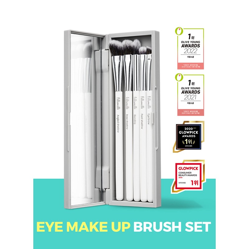 Filimili Olive Young Eye Makeup Brushes Set of 5