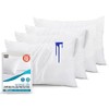 Utopia Bedding Set of 12 Waterproof Pillow Protectors with Zipper