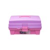 Santul 6239 Caja Vanity, 14 pulgadas, morada/rosa