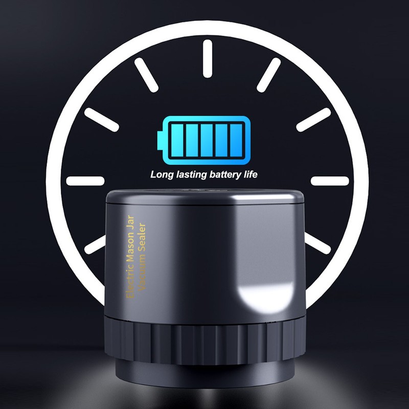 Electric Jar Vacuum Sealer Type C Charging Automatic Jar Vacuum
