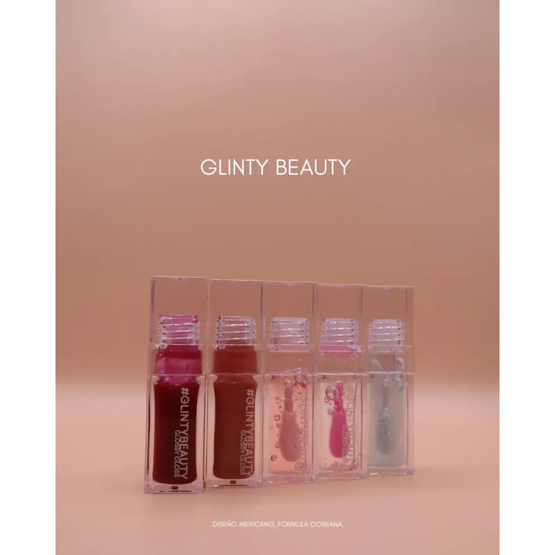 Set Glinty Lip Oil Gloss Hidratante Volumen Vegano Coreano