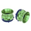 1 Pair NAB Hub Adapters Polished Aluminum Alloy Universal Loading