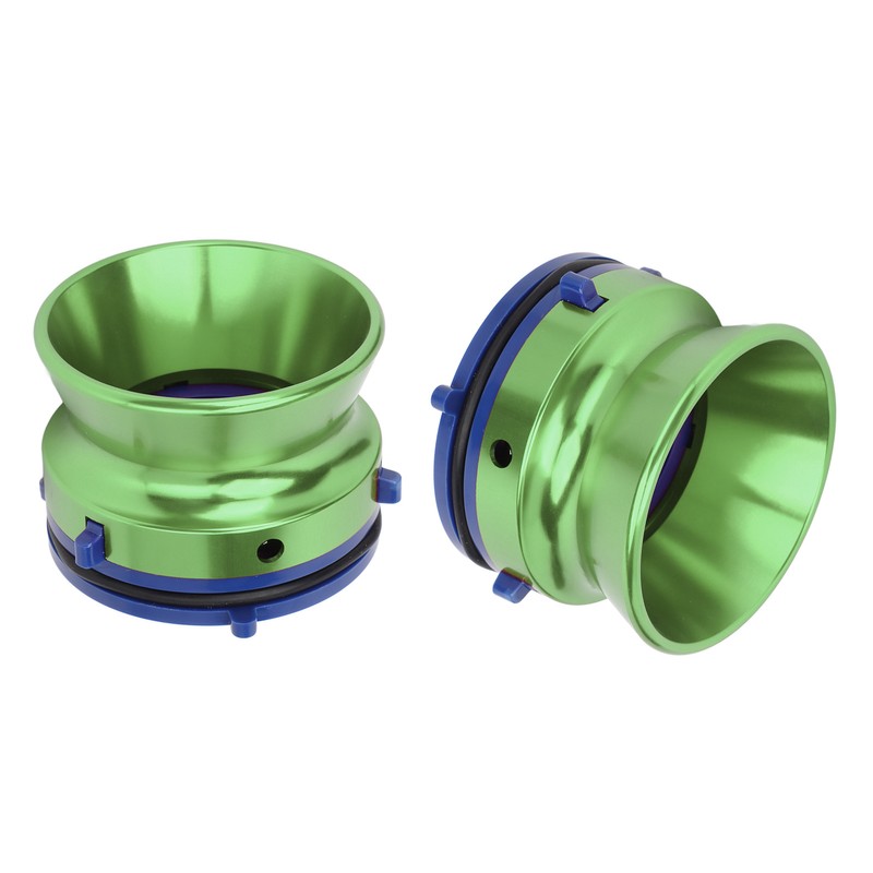 1 Pair NAB Hub Adapters Polished Aluminum Alloy Universal Loading