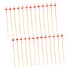 Mikinona 100Pcs Bamboo Ear Wax Removal Tools Natural Handcrafted Ear
