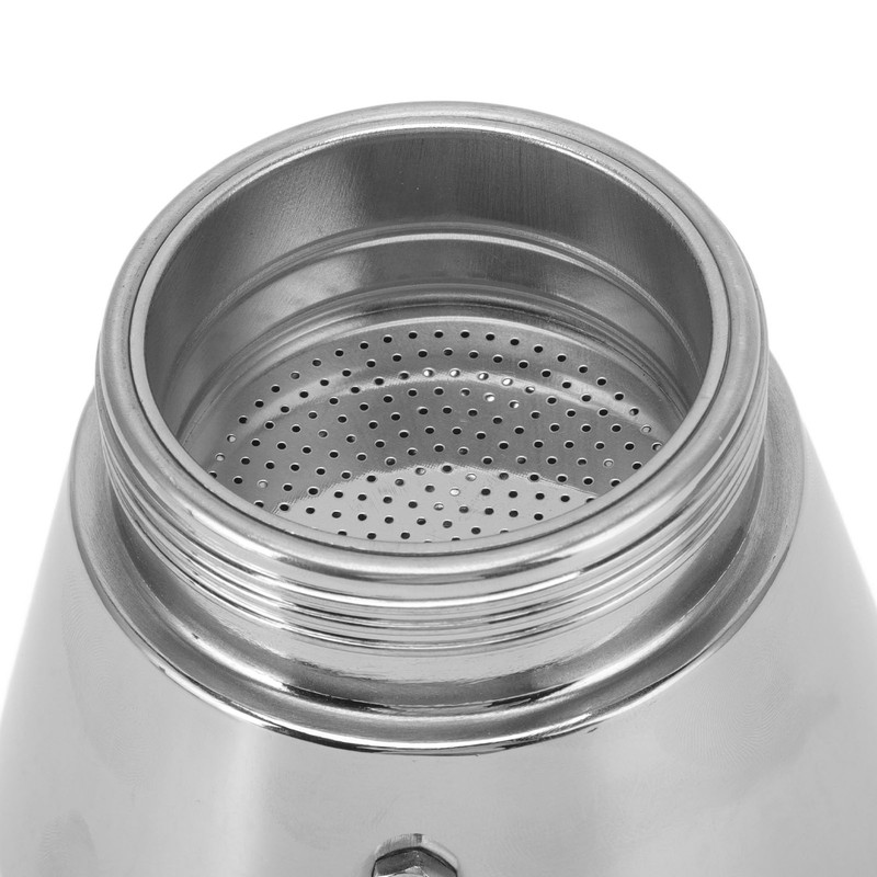 Moka Pot Stainless Steel Italian Type DIY Large Capacity Light