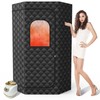 Portable Sauna Box with 3L Steamer, 9 Heat Levels, Folding