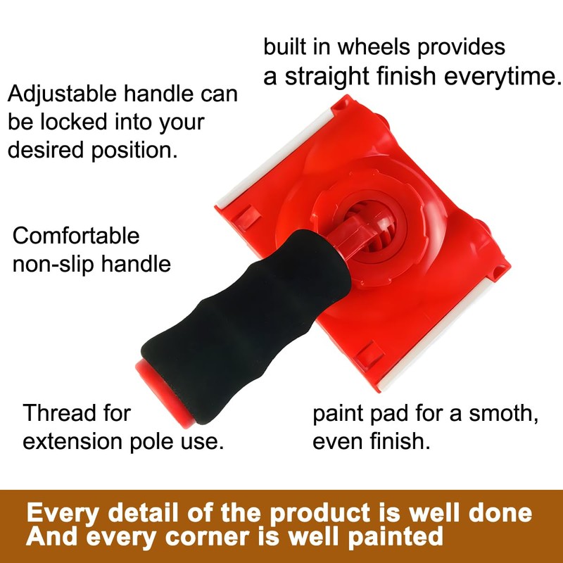 BANCOO RSL43 Paint Edge Trimmer Plus Two Replace Pads |