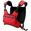 Multi Functional Outdoor Sports Running Chest Bag Adjustable Red Vest