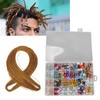 278Pcs Braid Accessories Dirty Braid Hair Ring Wig Beaded Resin