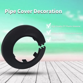 Yinpecly 1.57 inch Flange Pipe Cover Decoration PP Plastic Escutcheon Collar Pipe Cover Radiator for Wall Pipe Tube Decoration 1pcs