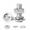 HAISHANG Pack of 10 M5 x 20 Screws, Rounded Head