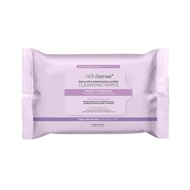 Skin Sense Toallitas Faciales Biodegradables (25 piezas) – Aceite de Semilla de Uva