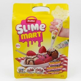 ZURU Slime Mart Ice Cream Sundae Kit, Make Your Own Realistic Slime Food, with Strawberry Mold and Decorations