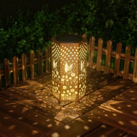 Solar Lanterns Outdoor Waterproof Garden Decor - Birthday Gifts for Women, Men, Mom, Father, Garden Gifts, Hummingbird Solar Lights Outdoor Decor for Outside, Yard, Patio, Lawn, Landscape Path Lights
