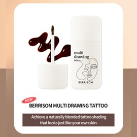 berrisom Official Berrisom Multi-Drawing Tattoo Shading Eyebrow Tint Eyebrow Tint Shadow Easy 3D Makeup Just Apply and Peel Off Sticker