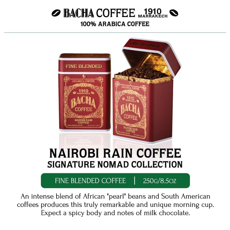 Bacha Coffee | Nairobi Rain Fine Blended Signature Nomad Collection,