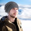 Compagno Winter Warm Lined Honeycomb Beanie Hat Mottled One Size