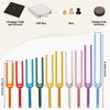 10 PCS Tuning Fork Set, Solfeggio Sound Healing Forks with