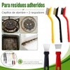 Cepillo de Limpieza 16 Piezas, Kit para Grietas, Cocina, Baño