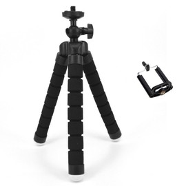 LUYING 360 Hyakken Mini Trumpet Eight Claw Fish Sponge Tripod, Portable Camera, SLR Tripod for Cell Phones, Digital Cameras, Video Cameras, etc. (Feed Clip)