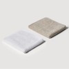 JAJU [JAJU] Quick-Drying Bamboo Face Towel 10pcs 35x75cm White, Beige