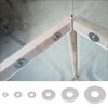 150 Pieces Stainless Steel Washer Set – Assorted Metal Flat