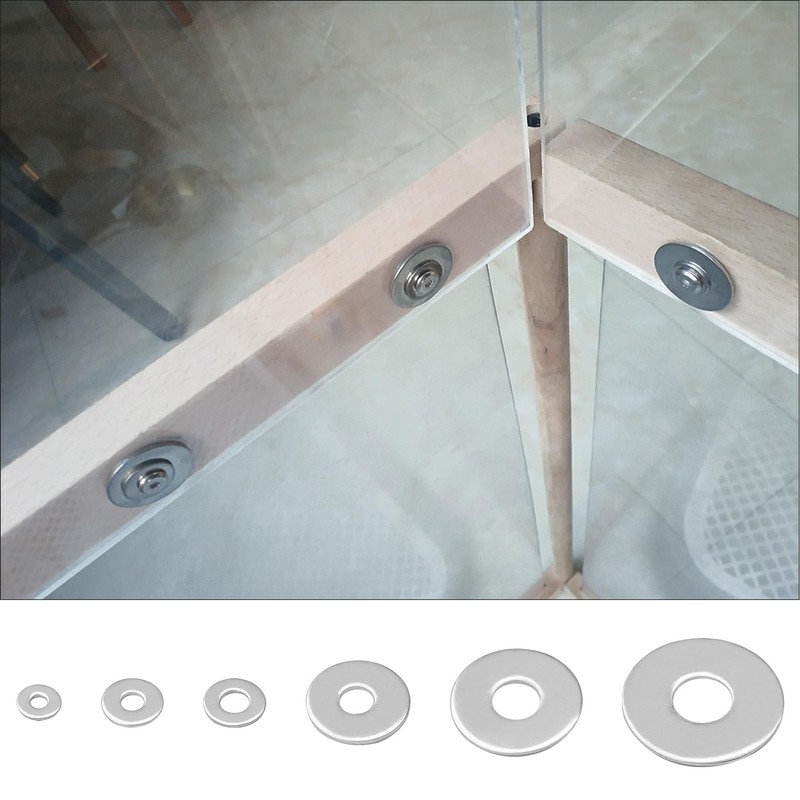 150 Pieces Stainless Steel Washer Set – Assorted Metal Flat