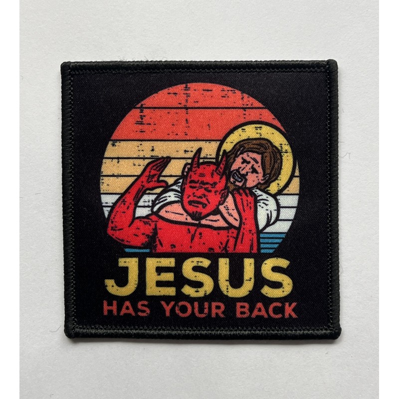 The Patch Bunker Jesus Has Your Back Jiujitsu Christian Iron