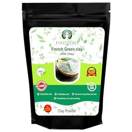 AYURVEDASHREE French Green Clay Powder 50 Gm | 100% Pure Montmorillonite Clay | Absorbs Excess Oil | Highly Recommended For Oily Skin | Deep Facial Cleanser