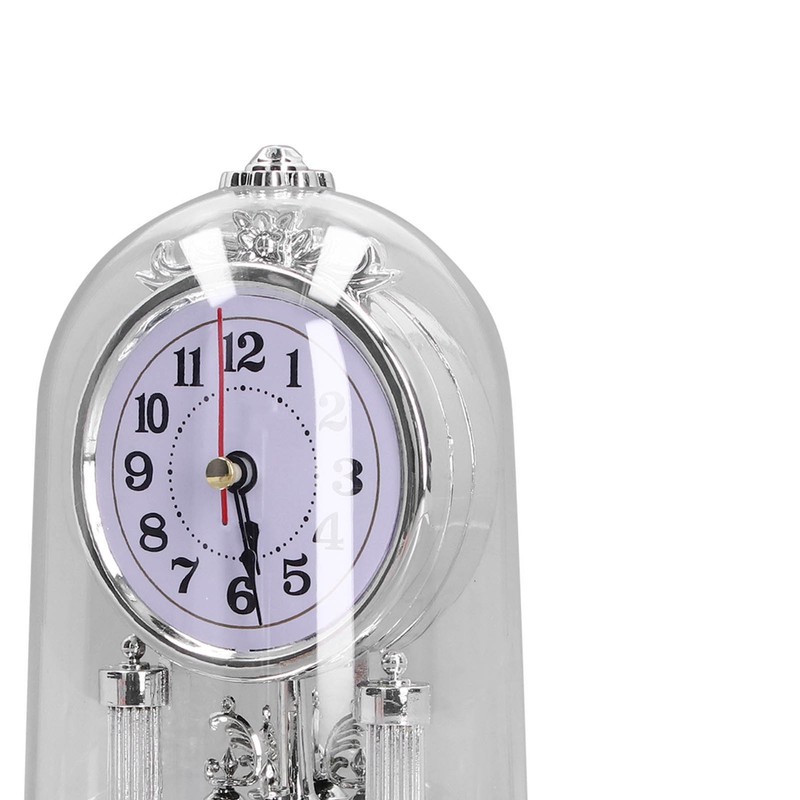 Desk Clock European Style Quiet Environment Internal Rotation Home Decoration