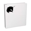 Bargain Max Decals Unicorn Head Silhouette Decal Notebook Car Laptop