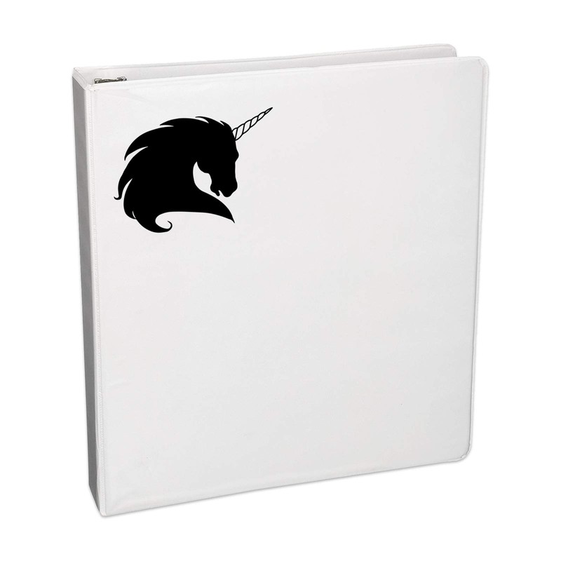 Bargain Max Decals Unicorn Head Silhouette Decal Notebook Car Laptop