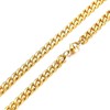 TSANLY Stylish Stainless Steel Cuban Chain Gold Necklaces for Women