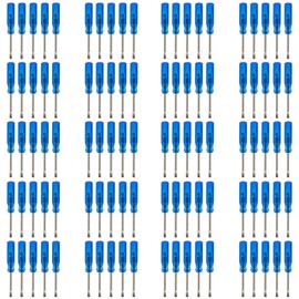 GENNEL 100pcs 45mm x 2mm 2.0mm Mini Size Slotted Word Flat Screwdrivers Eyeglass Cellphone HDD Camera Laptop Repair Tool