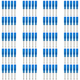 GENNEL 100pcs 45mm x 2mm 2.0mm Mini Size Slotted Word Flat Screwdrivers Eyeglass Cellphone HDD Camera Laptop Repair Tool
