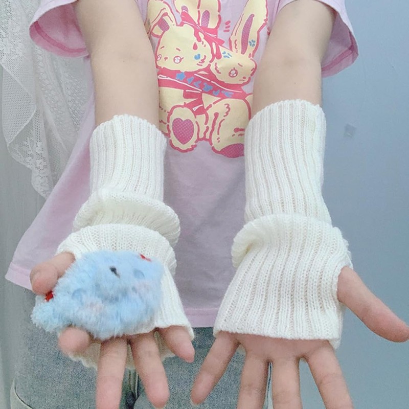 Ekieta Arm Warmer, Arm Cover, Y2k, Cold Protection, Sunscreen, Wrist