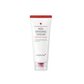 MEDICUBE Red Erasing Cream 2.0, Crema Facial Coreana con Niacinamida, Vitamina E y Betacaroteno, para Marcas Post-Imperfecciones y Tono Desigual, 100 