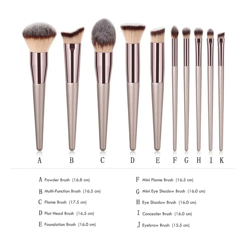 Brochas De Maquillaje: Delineador Y Rubor Fashion