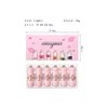 Labiales Gelatinosos Flor Cristal, Paquete De 6 Unidades