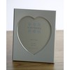 Sixtrees Romeo Heart Shaped silver plated photo frame for a