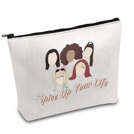 Spice Singer Album Inspired Gift Spice Up Your Life Makeup Bag Girl Band Gift Music Band Cosmetic Bag Pop Music Lover Gift (Spice Life C)