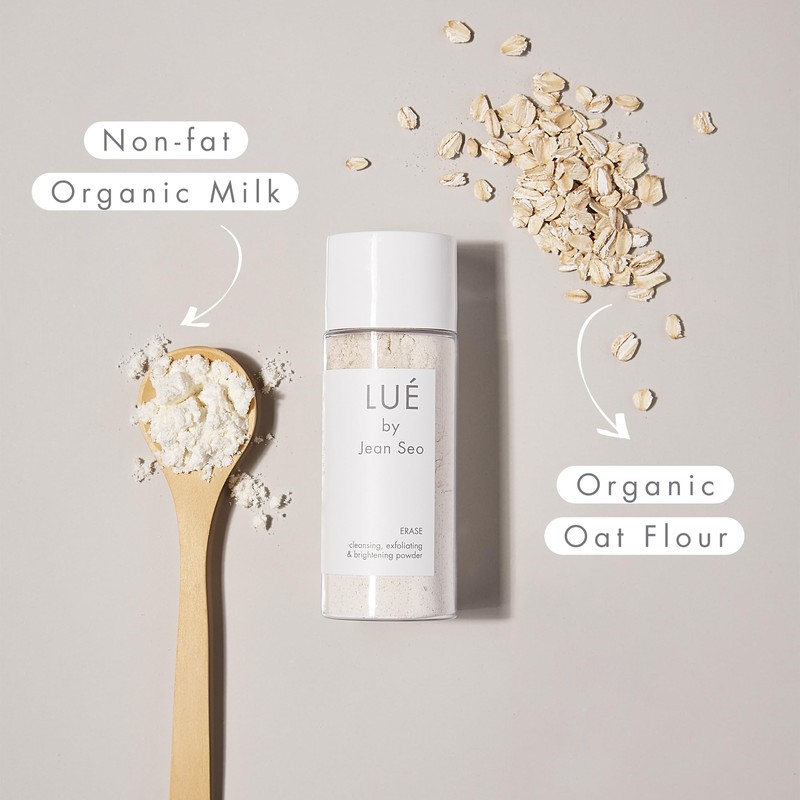 Erase Cleansing Exfoliating & Brightening Powder • Organic Oat Flour
